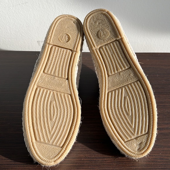 New Ladies lace up white lace Espadrilles Sneakers size 37 - Picture 5 of 6